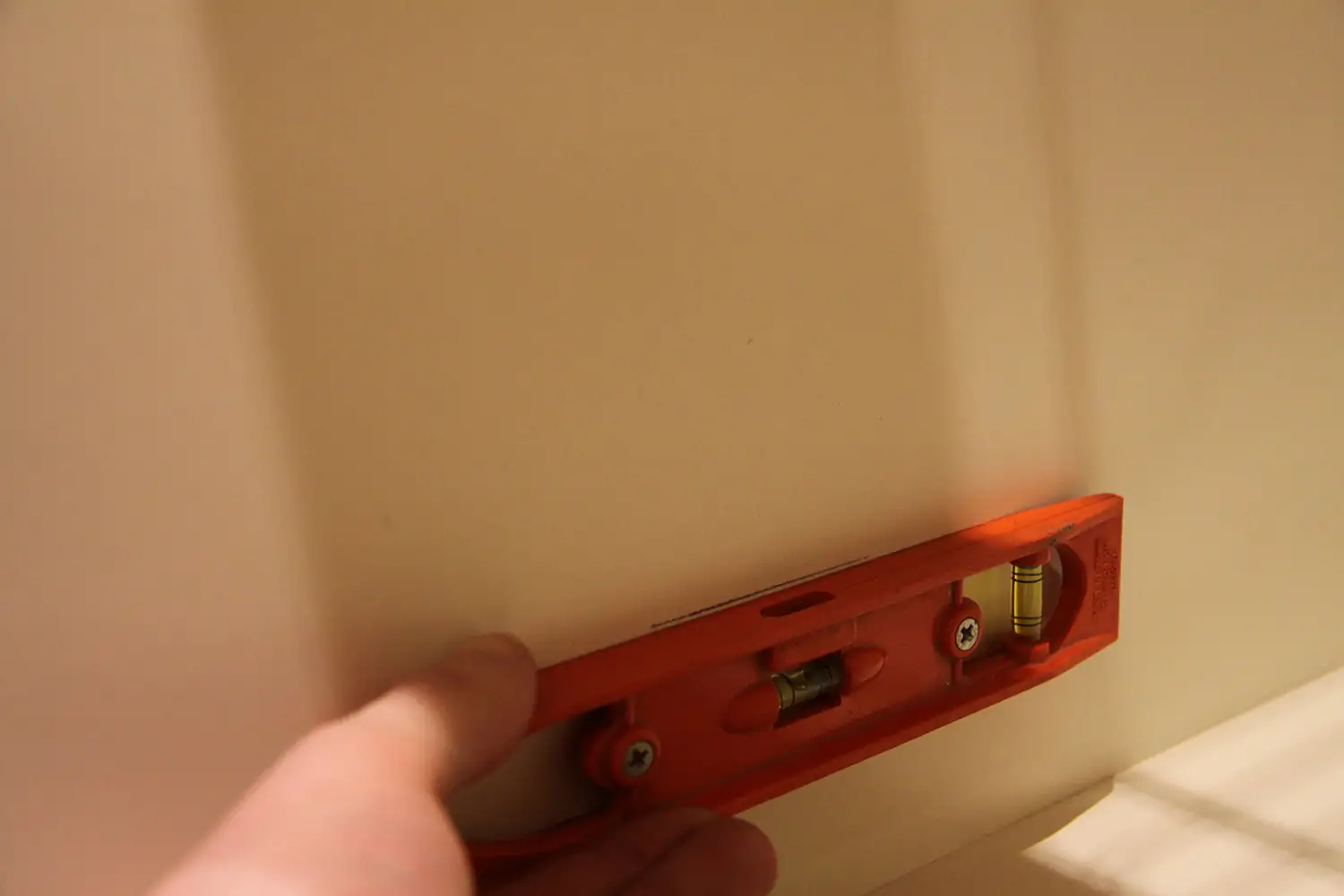 6. Use Level To Mark The Top Line Of The Runner